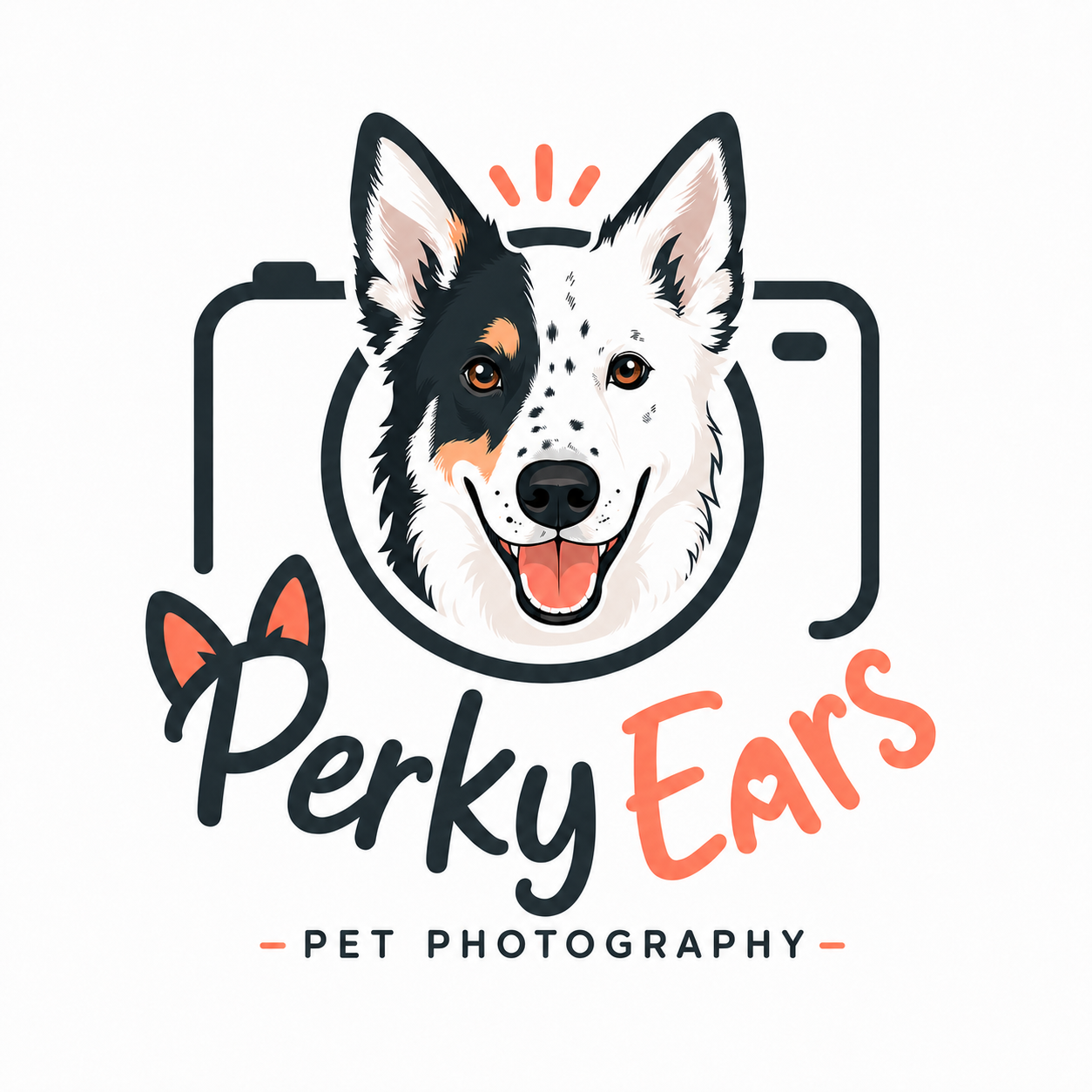 Perky Ears Pet Photography logo